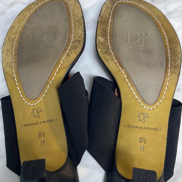 Donald J. Pliner Coutour Kitten Heel Sandals - Picture 9 of 11